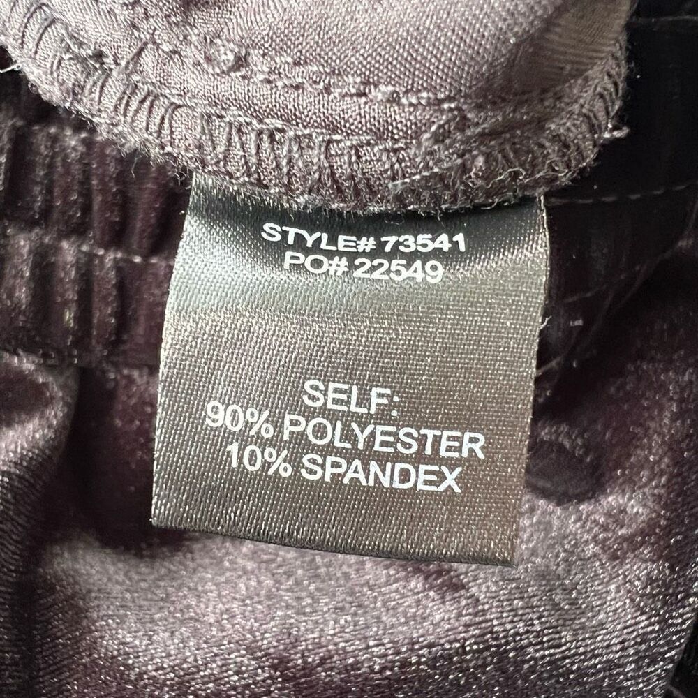 Seek‎ The Label Womens Black Elastic Waist Pull On Velvet Jogger Pants Medium - Picture 7 of 9